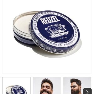 NEW set of 2 Reuzel Fiber Pomades Holland’s Finest Pomade large and small tin